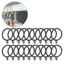 40 Pack Curtain Rings, 38mm Internal Diameter Curtains Rings Hanging Rings  F9Y5