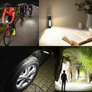 LED Flashlight USB Rechargeable T6 torch Side COB Light tail magnet Work Light