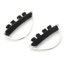1Pair Plug in Soft Non-slip Silicone Nose Pad For Glasses Eyeglasses Sunglass 3C