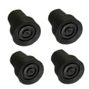 Walking Stick Cane Crutch Pad Rubber Heavy Duty Metal Ferrule End Bottom 19mm OZ