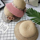 Flowers Summer Hats for Women Fashion Design Women Hit color Beach Sun Hat  X8V3