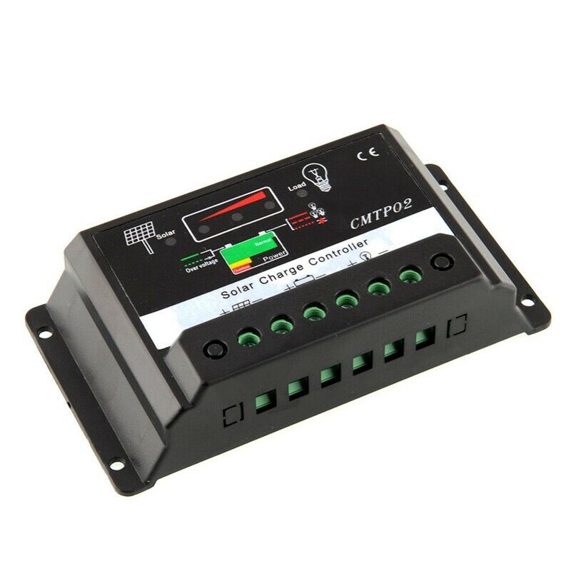 15A PWM Solar Panel Battery Regulator Charge Controller 12V 24V Auto Switch J9H6