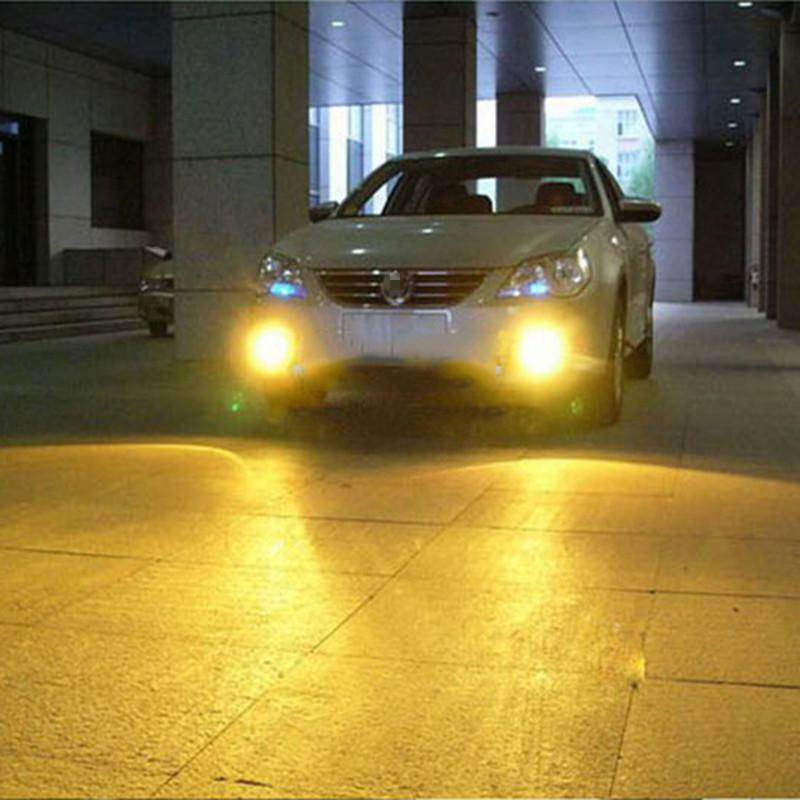 2PCS Car Vehicle H3 100W Hyper Yellow Halogen HeadLight Bulb High Beam Fog Lamp