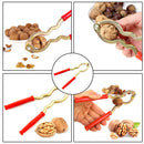 Walnut Pecan Filbert Tool Cracker Nut Clip Sheller Crack Nutcracker Clamp PliOZ