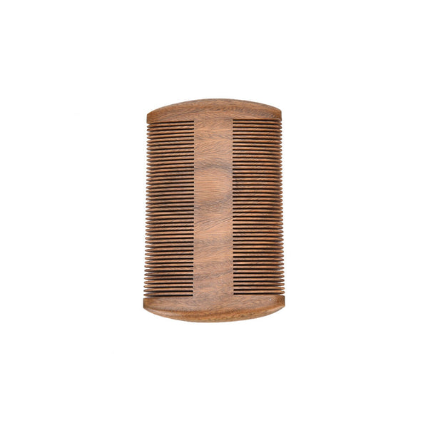 Natural Handmade Sandalwood Anti-Static Pocket Comb Beard Mustache Hair Brush Gw