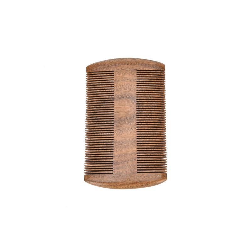 Natural Handmade Sandalwood Anti-Static Pocket Comb Beard Mustache Hair Brush Gw
