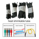 4 x 1 Meter Lenghts Heat Shrink Tubing 3mm 4mm 5mm 6mm Practical