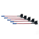 5X 12V Car Standard Add A Circuit Fuse Tap Piggy Blade Holder Socket