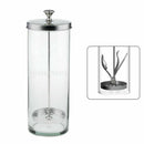 Portable Barber Disinfectant Germicide Sanitizer Glass Jar Manicure Salon Tool