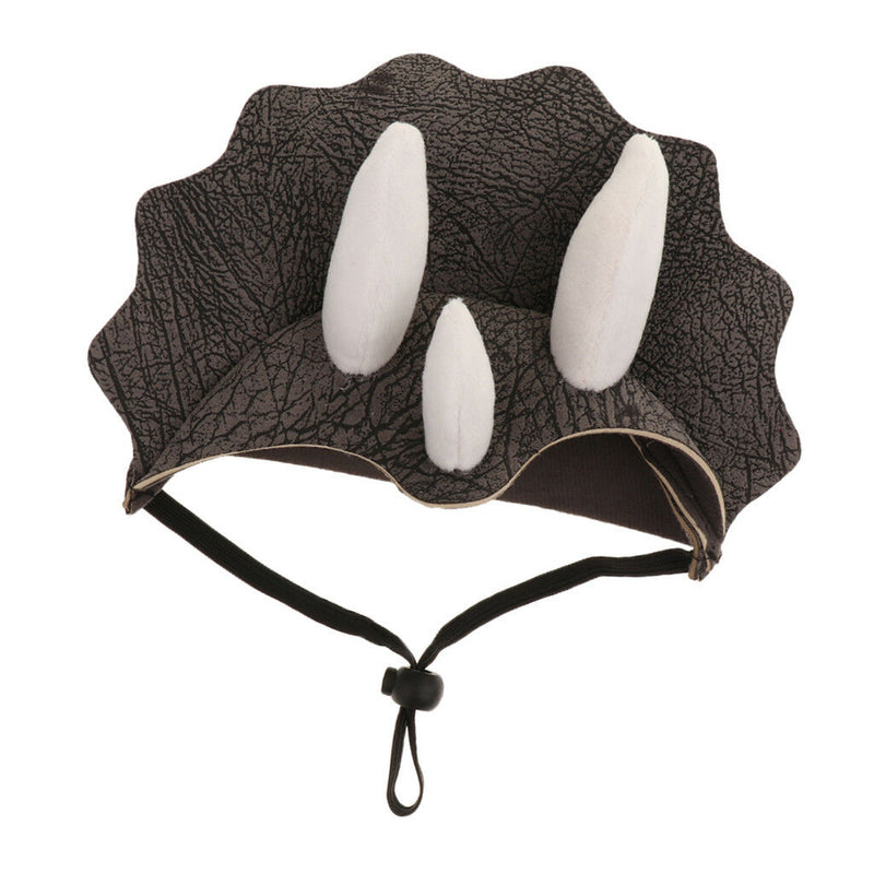 New Dog Pet Cat Halloween Costume Triceratops Hat for Parties Birthdays