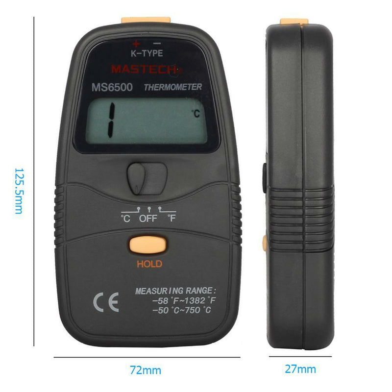 1x MS6500 Mini K-type Thermocouple Digital Thermometer Temperature Gauge Meter
