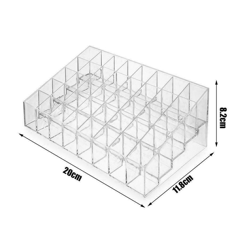 40 Slot Lipstick Holder Display Stand Cosmetic Organizer Acrylic Case D8X7
