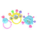 7Pcs Newborn Toddler Baby Shaking Bell Rattles Teether Toys Kids Hand Toys PVES