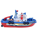 Kids Electric Ship Fire Boat Water Spray Music Sound Light Educational Toys