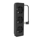 USB Cooler External Fan Air Circulation Cooling For  Switch Dock, Black
