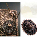 1pc 9Holes Lotus Flower Shape Incense Burner Holder Censer Plate For Stick Cone