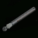 10ml Glass Test Tube Round Bottom with Glass Stopper Cap for Lab