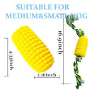 Corn Dog Chew Toys, Dog Toothbrush Corn Teeth Cleaning Toys Puppy Chew Brushing