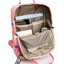 Cute Pony Print Backpack Women Casual Rucksack Girls School Bag (Pink)
