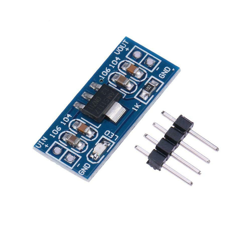 AMS1117 1.2V DC-DC Step Down Power Supply Module Board with Power Indicator