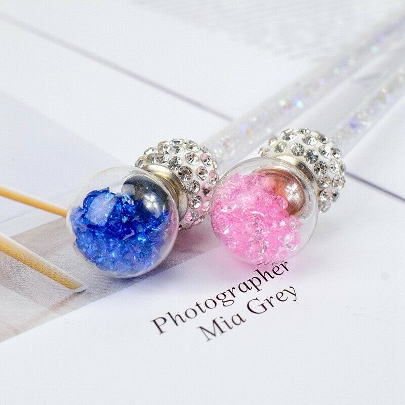 Fashion Fairy Funny Cat Sticks Fringed Diamond Ring Paper Bells Long Rod Fu Y8T7