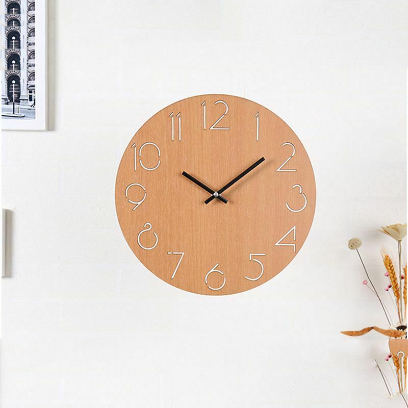 Creative Wall Clock Living Room Minimalist Modern Home Round Personality Si M7C7