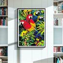 5D DIY Full Drill Diamond Painting Parrots Cross Stitch Embroidery Kit Deco