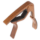 Wood Grain Guitar Capo Quick Change Acoustic Guitar Accessories Trigger Capo Kw