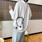 Flower Love Pattern Leather Shoulder Bag Women Chain Hobos Tote Handbag (S)