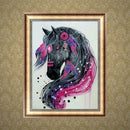 5D DIY Horse Head Diamond Painting Embroidery Cross Stitch Rhinestones Kit