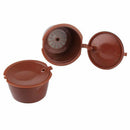 i cafilas 6 Refillable Dolce Gusto Capsules Compatible with Mini Me, Genius D5Q7