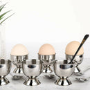 Stainless Steel Egg Cup Stainless Steel Set 12 Includes 6 Egg Cup Holders a