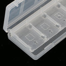 2 Pcs Game Card Holder Storage Box For  Switch White Wear Resistant