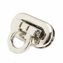 Metal Round Shape Clasp Turn Lock Twist Lock Handbag Bag Purse Hardware Buckle