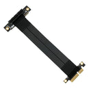 4X to 4X PCI-E Extension Cable 90Â° Ribbon Flexible Relocate Cable Adapter C