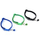12PCS Dog Collars Pet Cat Puppy Buckle Nylon Collar with Bell 6 ColorsB Hn