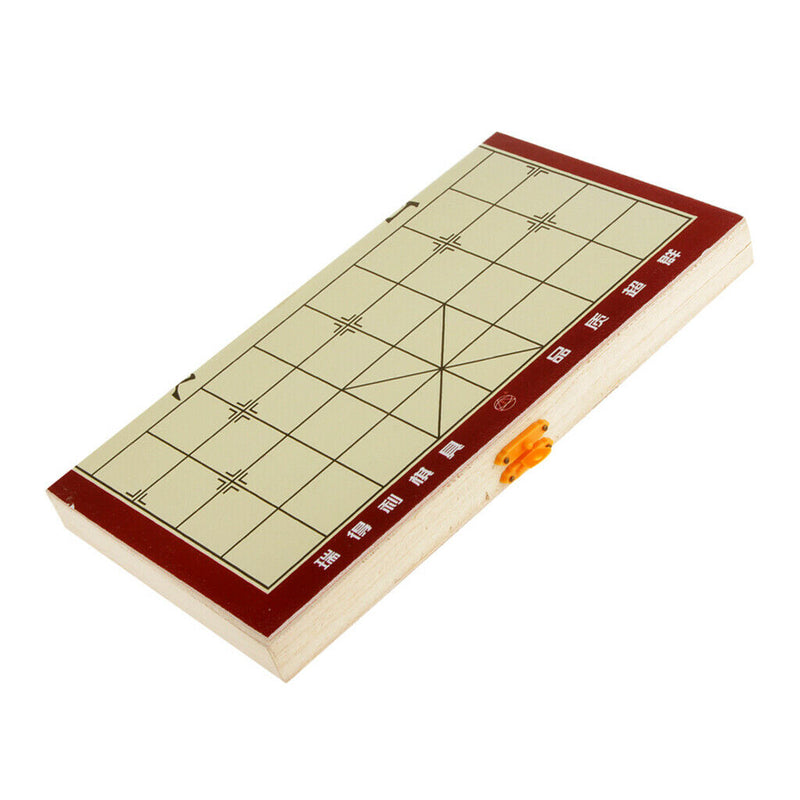 Chinese Chess XIANGQI Folding Wooden Chessboard Chess Pieces High Quality