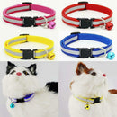 Adjustable Reflective Pet Collar Safety Release Buckle with Bell for Cat Do L4X9