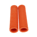 Soft BMX MTB Cycle Mountain Bicycle Bike Handle bar Rubber End(orange)
