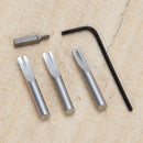 5 in1 DIY Leathercraft Adjustable Pro Stitching Groover Crease Leather Tools Kit