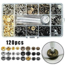 Snap Fasteners Kit 12.5mm Metal Buttons Press Studs Leather Crafts Tool