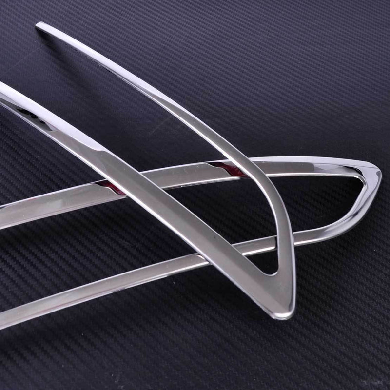 Pair Rear Fog Light Lamp Frame Cover Trim fit for BMW 5 Series F18 F10 2011-2015