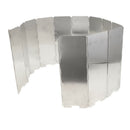 Folding Outdoor Camp Stove Windscreen | Aluminum Backpacking Stove Windshield |