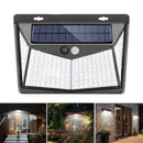208 LED Solar Power PIR Motion Sensor Wall Light Creative J4R2 Lamp Garden E4M7