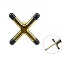 Easy Hit Screw-on Type Pool Cue Sticks Billiard Snooker Cross Rest Cue Rack Kit