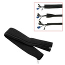 DIY Neoprene Cable Management Sleeve Zipper Wrap Wire Hider Cover Organizer *1