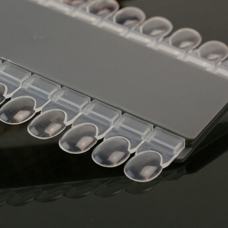 Home DIY Portable Polish 24 Nail Art Design Tips Practice Display Removable Rack