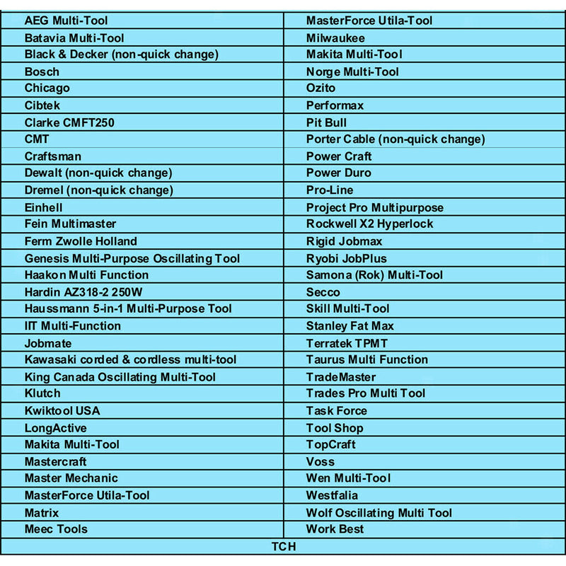 10pcs 65mm Profesional Multitool Saw Cutter Renovator Multimaster Power Tool