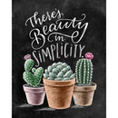 Full Drill Diamond Painting Letters Cross Stitch Home Decor (Cactus Potted)