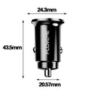 Mini Dual USB Car Charger Auto Vehicle 3.1A Fast Charging Adapter Kits Pre I4N0